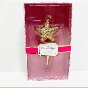 Lilly Pulitzer Wine Stopper In Sea Life🔴